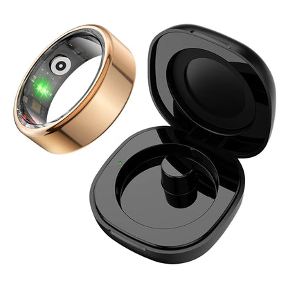 2024  R02 Smart Ring with Charging Case for Men Women, Battery Life, 39 Days, Health Monitor, 5ATM Waterproof